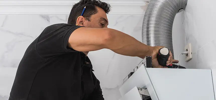 Precision In-wall Dryer Vent Cleaning & Rerouting Corrections in Redlands, CA
